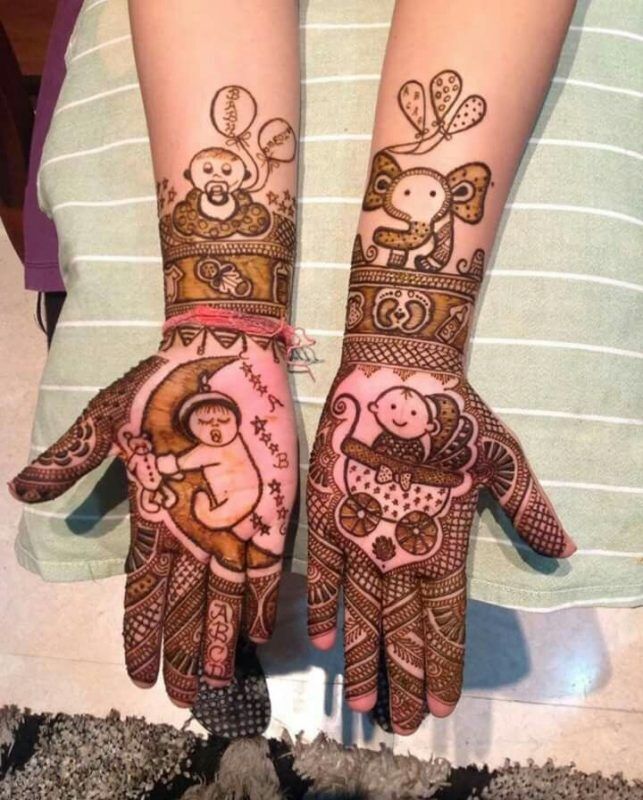 Mehndi Designs for Godh Bharai - Fabulous Mom Life